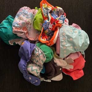 NB cloth diapers